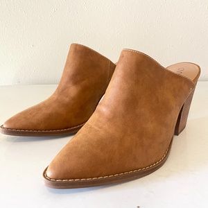 Abound Cognac Heeled Mules